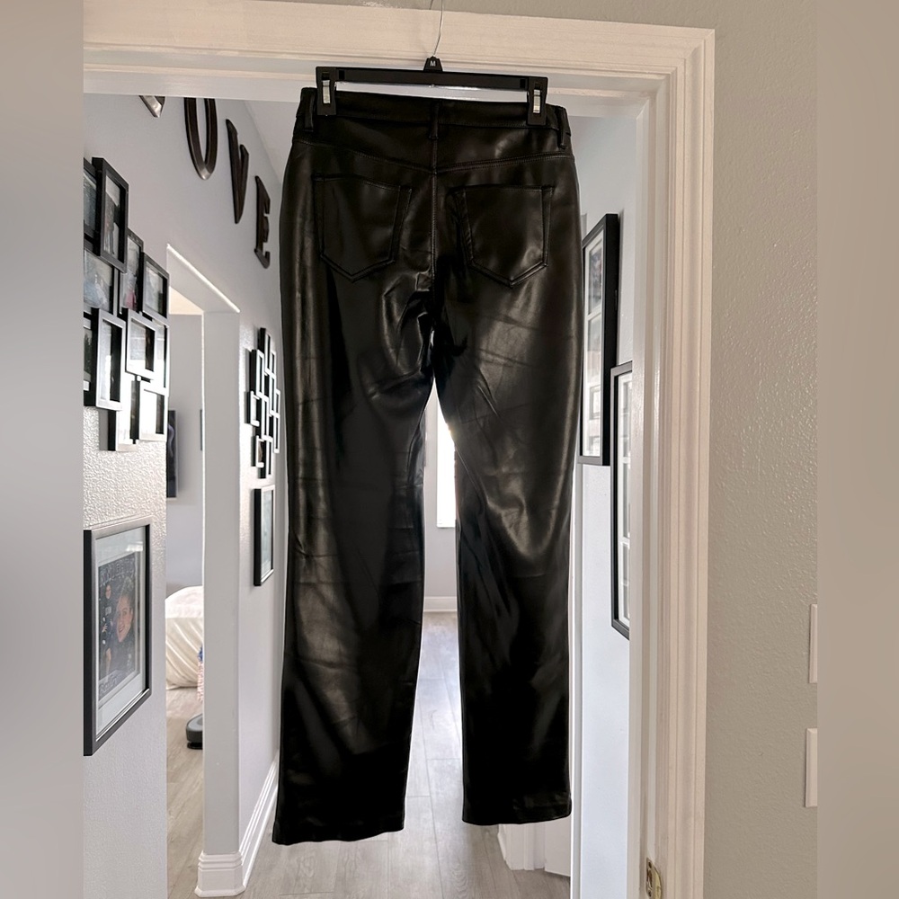 Fake leather pants women’s size 2